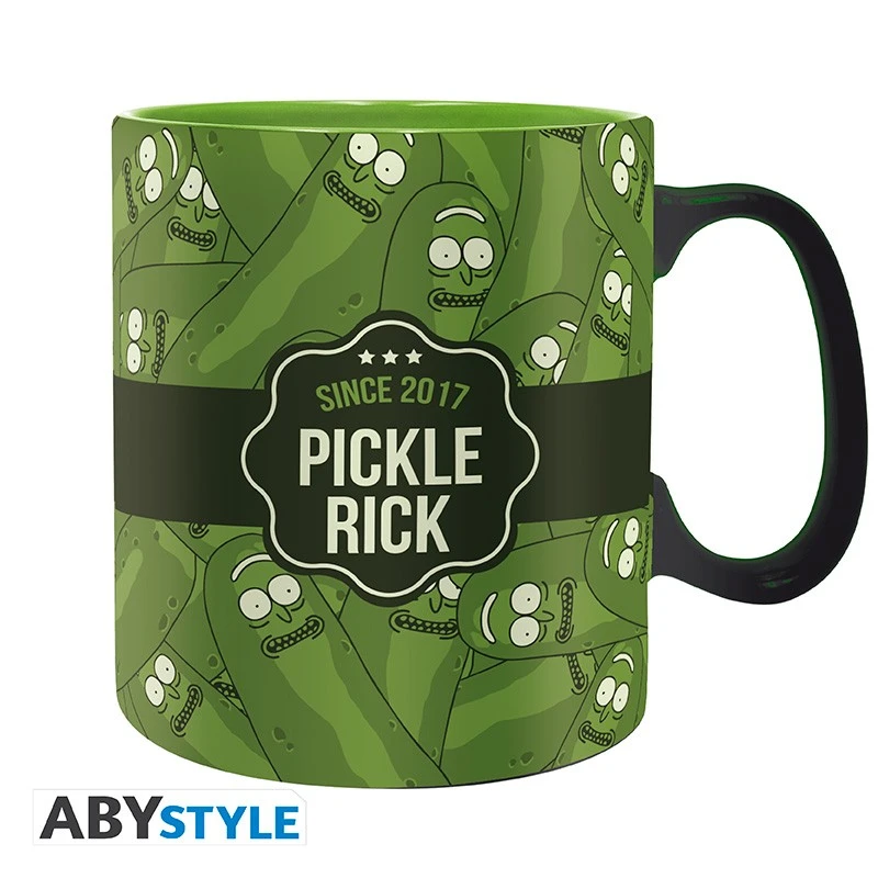 ABYstyle Rick And Morty - Mug - 460 Ml - Pickle Rick - Avec Boîte 2 ABYstyle Rick And Morty - Mug - 460 Ml - Pickle Rick - Avec Boîte – Image 2