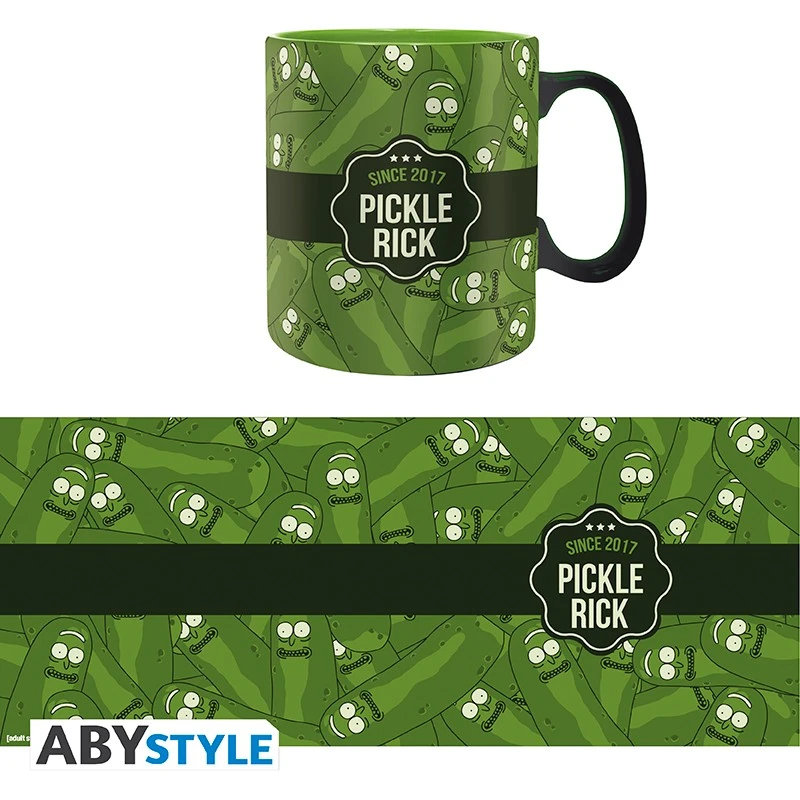 ABYstyle Rick And Morty - Mug - 460 Ml - Pickle Rick - Avec Boîte 5 ABYstyle Rick And Morty - Mug - 460 Ml - Pickle Rick - Avec Boîte – Image 5