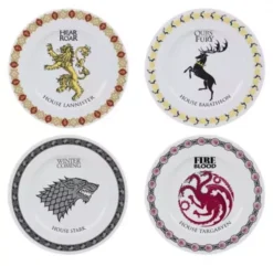 ABYstyle Game Of Thrones - Pack De 4 Assiettes 21cm - Houses