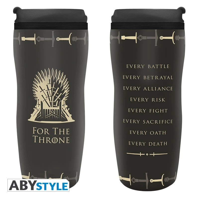 ABYstyle GAME OF THRONES - Mug De Voyage "Trône" 2 ABYstyle GAME OF THRONES - Mug De Voyage "Trône" – Image 2