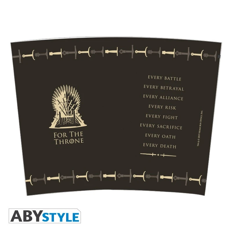 ABYstyle GAME OF THRONES - Mug De Voyage "Trône" 1 ABYstyle GAME OF THRONES - Mug De Voyage "Trône"