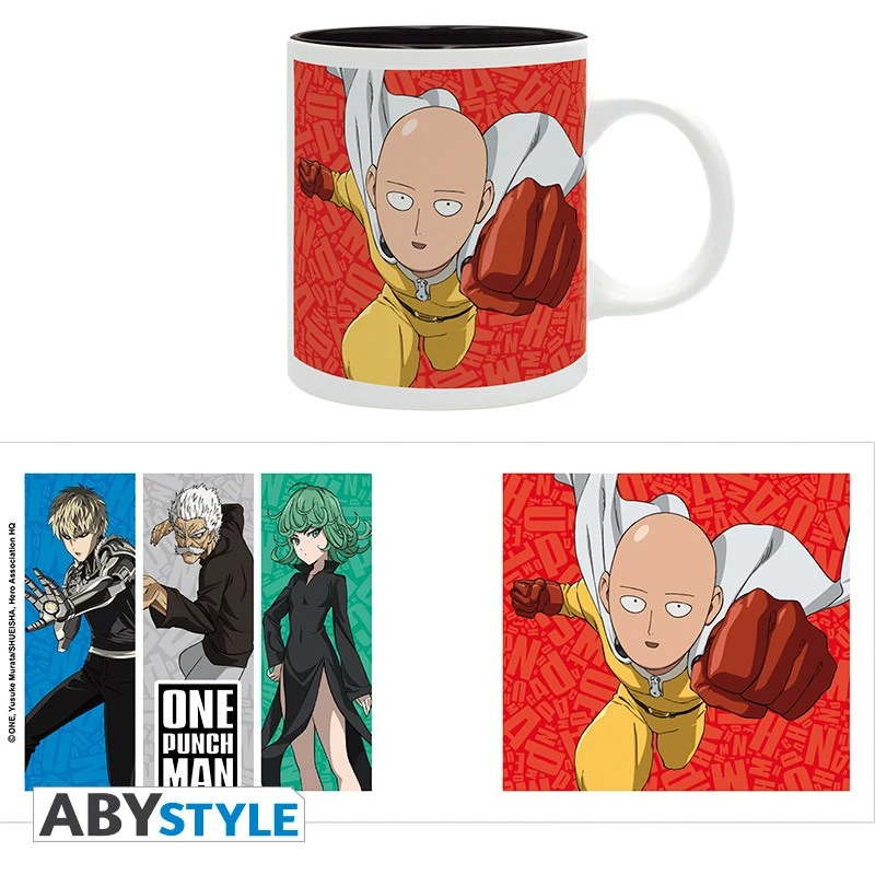 ABYstyle ONE PUNCH MAN Mug Saitama & Héros Classe S 5 ABYstyle ONE PUNCH MAN Mug Saitama & Héros Classe S – Image 5