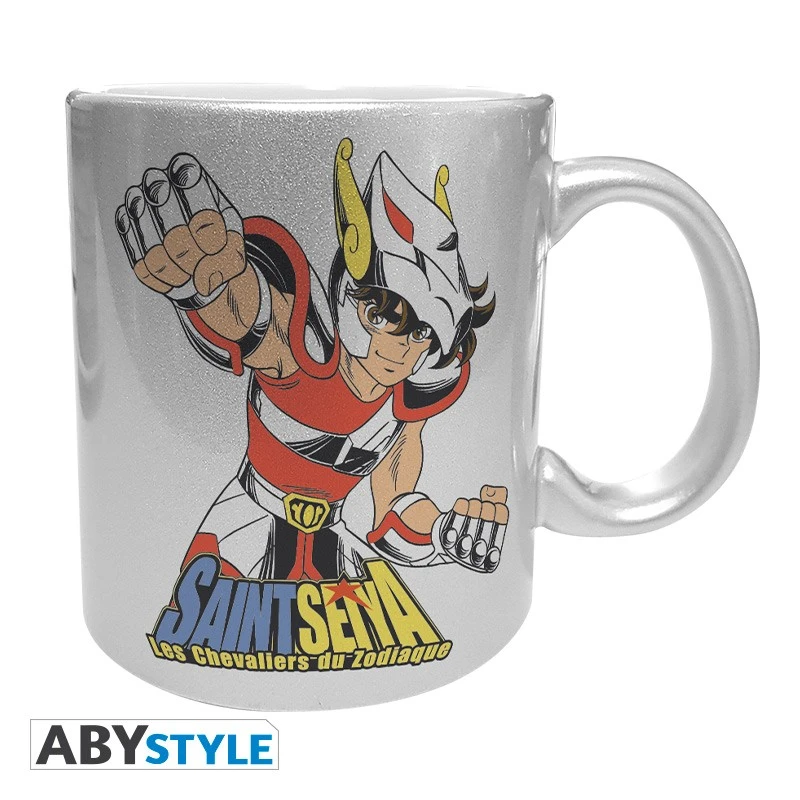 ABYstyle SAINT SEIYA Mug Effet Argenté Pégase 2 ABYstyle SAINT SEIYA Mug Effet Argenté Pégase – Image 2