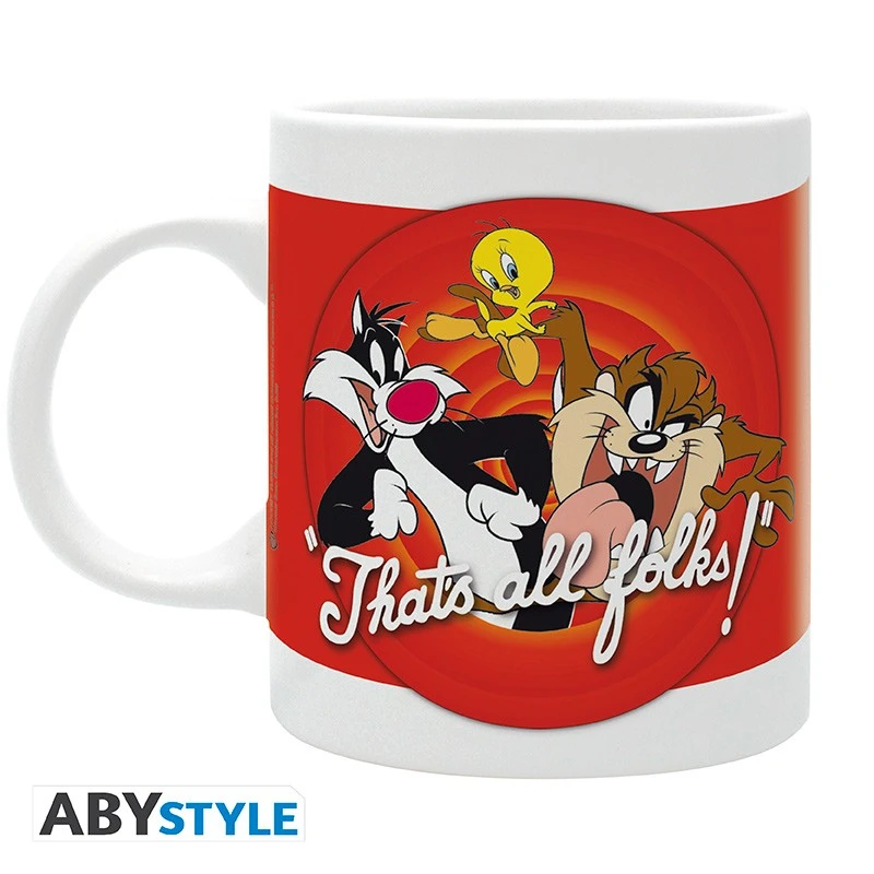 ABYstyle Looney Tunes - Mug - 320 Ml - "C'Est Fini Les Amis" 1 ABYstyle Looney Tunes - Mug - 320 Ml - "C'Est Fini Les Amis"