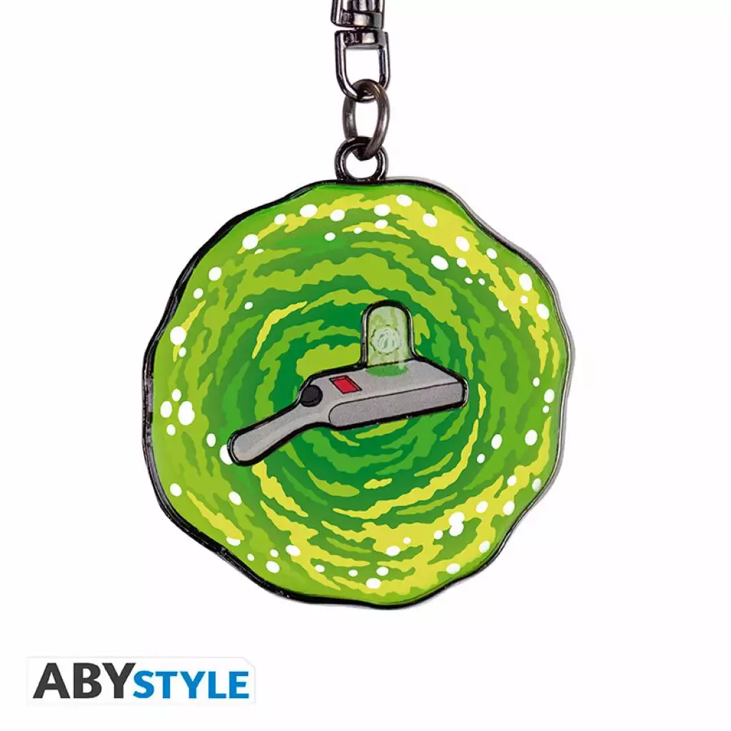 ABYstyle Rick And Morty - Porte-clés Mecanique - Pistolet Portail 1 ABYstyle Rick And Morty - Porte-clés Mecanique - Pistolet Portail