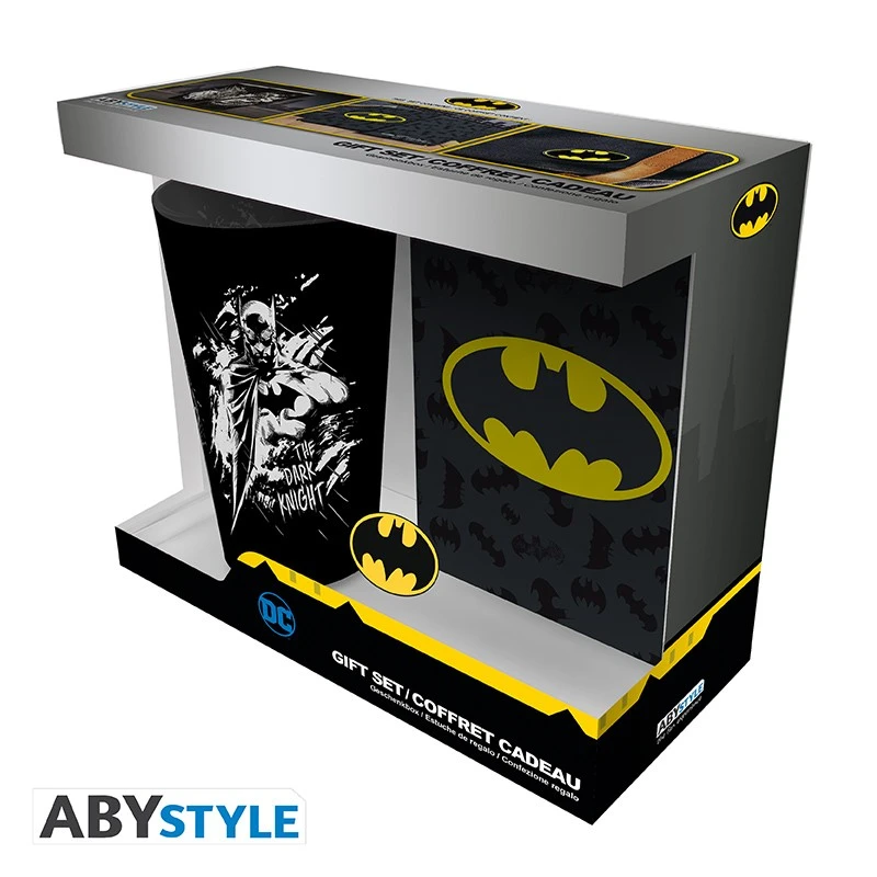 ABYstyle DC COMICS Coffret Cadeau Verre XXL + Pin's + Carnet Batman 2 ABYstyle DC COMICS Coffret Cadeau Verre XXL + Pin's + Carnet Batman – Image 2