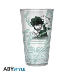 ABYstyle MY HERO ACADEMIA Coffret Cadeau Verre XXL + Pin's + Carnet Héros