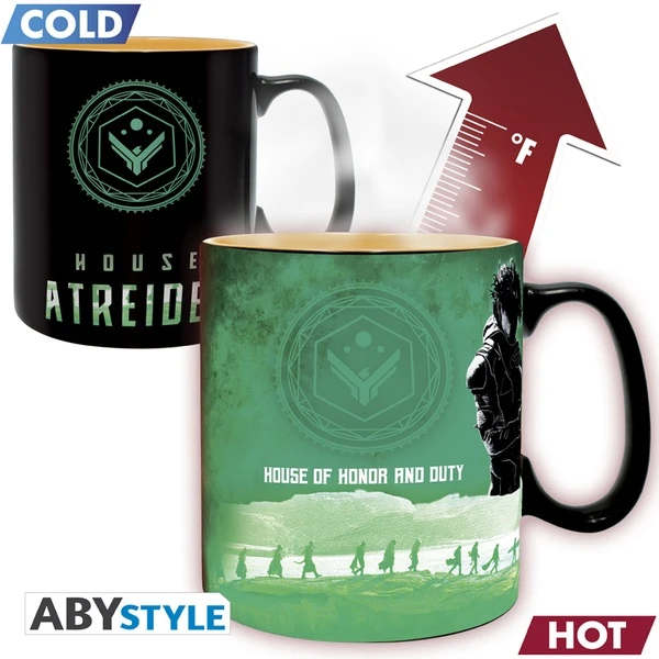 ABYstyle Dune - Mug Heat Change - 460 Ml - Atréides Vs Harkonnen -avc Boîte 1 ABYstyle Dune - Mug Heat Change - 460 Ml - Atréides Vs Harkonnen -avc Boîte