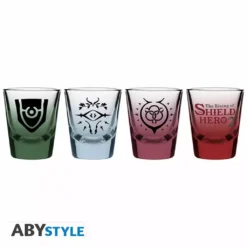 ABYstyle The Shield Hero - Pack De 4 Verres A Shot - Symboles