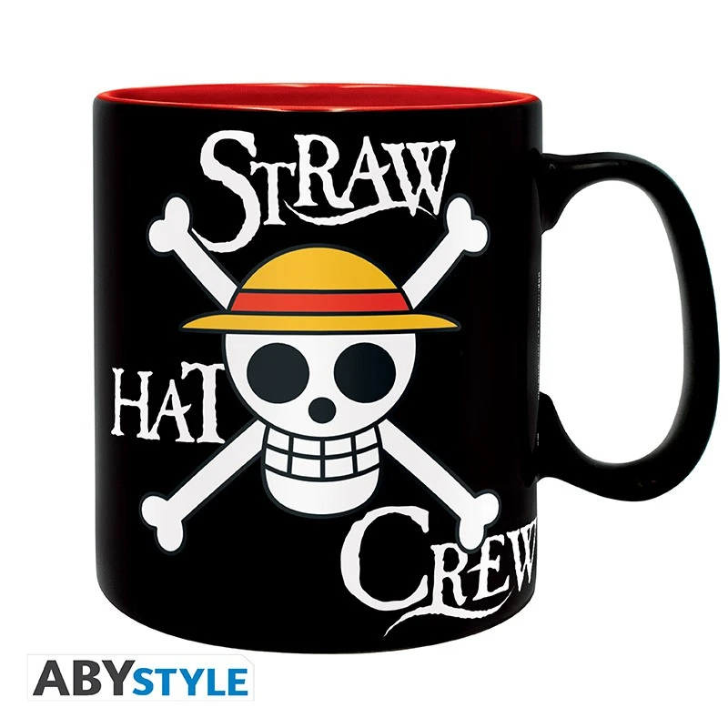 ABYstyle One Piece - Mug Luffy & Skull - 460 Ml 2 ABYstyle One Piece - Mug Luffy & Skull - 460 Ml – Image 2