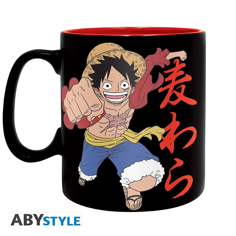 ABYstyle One Piece - Mug Luffy & Skull - 460 Ml 1 ABYstyle One Piece - Mug Luffy & Skull - 460 Ml