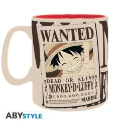 ABYstyle ONE PIECE Mug Luffy & Wanted Grand Contenant