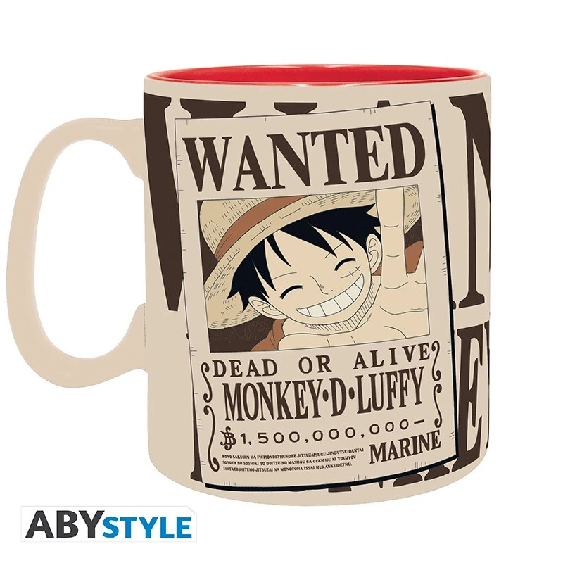 ABYstyle ONE PIECE Mug Luffy & Wanted Grand Contenant 1 ABYstyle ONE PIECE Mug Luffy & Wanted Grand Contenant
