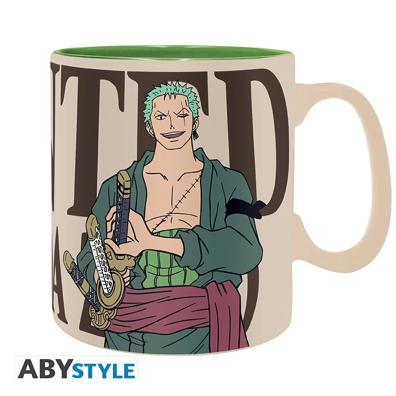 ABYstyle ONE PIECE Mug Zoro & Wanted Grand Contenant 2 ABYstyle ONE PIECE Mug Zoro & Wanted Grand Contenant – Image 2