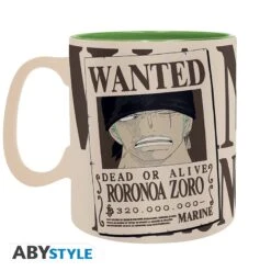 ABYstyle ONE PIECE Mug Zoro & Wanted Grand Contenant