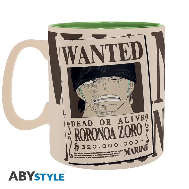 ABYstyle ONE PIECE Mug Zoro & Wanted Grand Contenant 1 ABYstyle ONE PIECE Mug Zoro & Wanted Grand Contenant