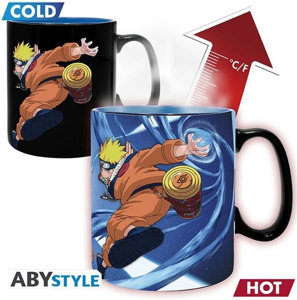 ABYstyle NARUTO Mug Thermo-réactif Naruto & Sasuke Grand Contenant 2 ABYstyle NARUTO Mug Thermo-réactif Naruto & Sasuke Grand Contenant – Image 2