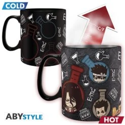 ABYstyle DR STONE Mug Thermo-réactif Groupe Formules