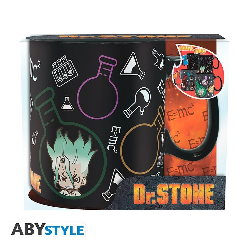 ABYstyle DR STONE Mug Thermo-réactif Groupe Formules 4 ABYstyle DR STONE Mug Thermo-réactif Groupe Formules – Image 4