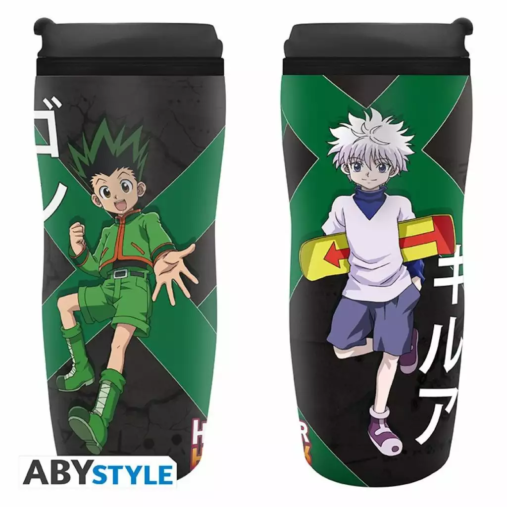 ABYstyle Hunter X Hunter - Travel Mug 355 Ml - Gon & Kirua 1 ABYstyle Hunter X Hunter - Travel Mug 355 Ml - Gon & Kirua