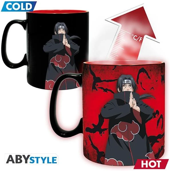 ABYstyle NARUTO SHIPPUDEN Mug Thermo-réactif Kakashi Itachi Grand Contenant 1 ABYstyle NARUTO SHIPPUDEN Mug Thermo-réactif Kakashi Itachi Grand Contenant