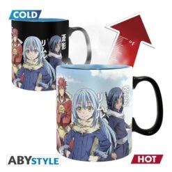 ABYstyle MOI QUAND JE ME REINCARNE EN SLIME Mug Thermo-réactif Grand Contenant