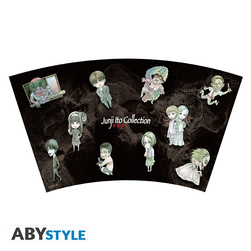 ABYstyle JUNJI ITO Gobelet Avec Paille Art Chibi 1 ABYstyle JUNJI ITO Gobelet Avec Paille Art Chibi