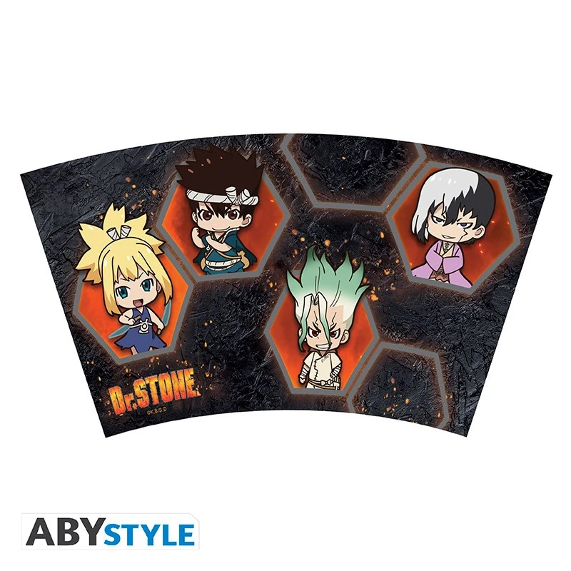 ABYstyle DR STONE Gobelet Avec Paille Groupe SD 1 ABYstyle DR STONE Gobelet Avec Paille Groupe SD