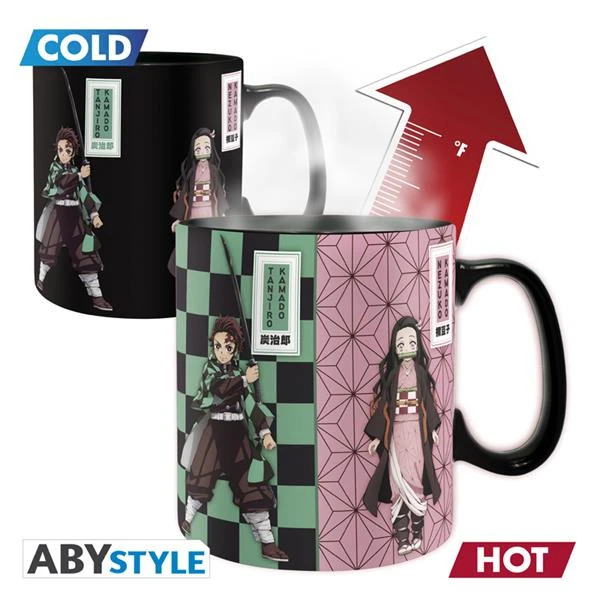 ABYstyle DEMON SLAYER Mug Thermo-réactif Pourfendeurs Grand Contenant 1 ABYstyle DEMON SLAYER Mug Thermo-réactif Pourfendeurs Grand Contenant