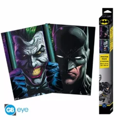 ABYstyle Dc Comics - Batman - Pack De 2 Posters 52x38 - Batman Et Joker