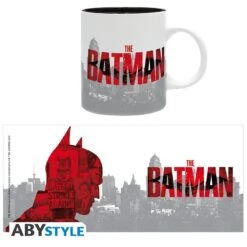 ABYstyle DC Comics - Mug - 320 Ml - The Batman Silhouette Rouge -ABYstyle Boutique 3665361075479 5
