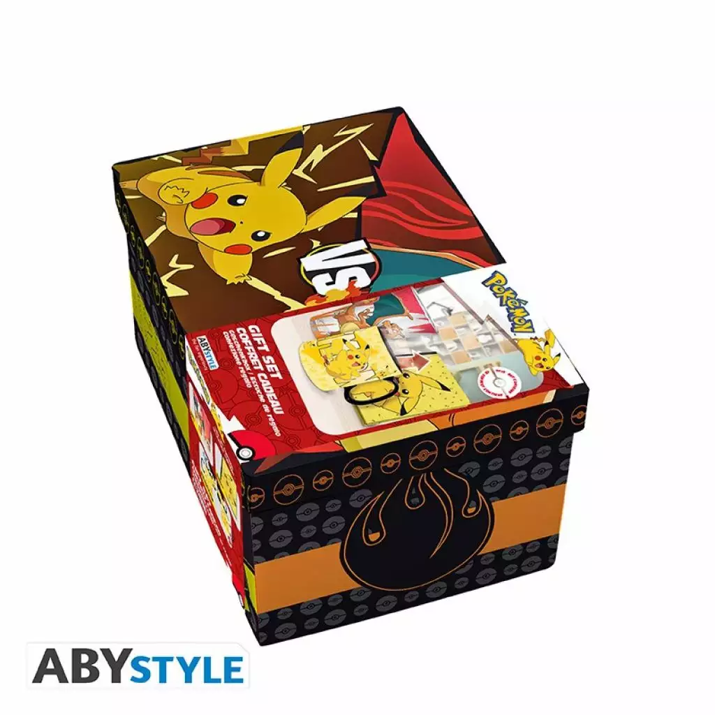 ABYstyle Pokemon - Coffret Cadeau Premium - Verre XXL + Heat Change Mug + Notebook - Pikachu 1 ABYstyle Pokemon - Coffret Cadeau Premium - Verre XXL + Heat Change Mug + Notebook - Pikachu