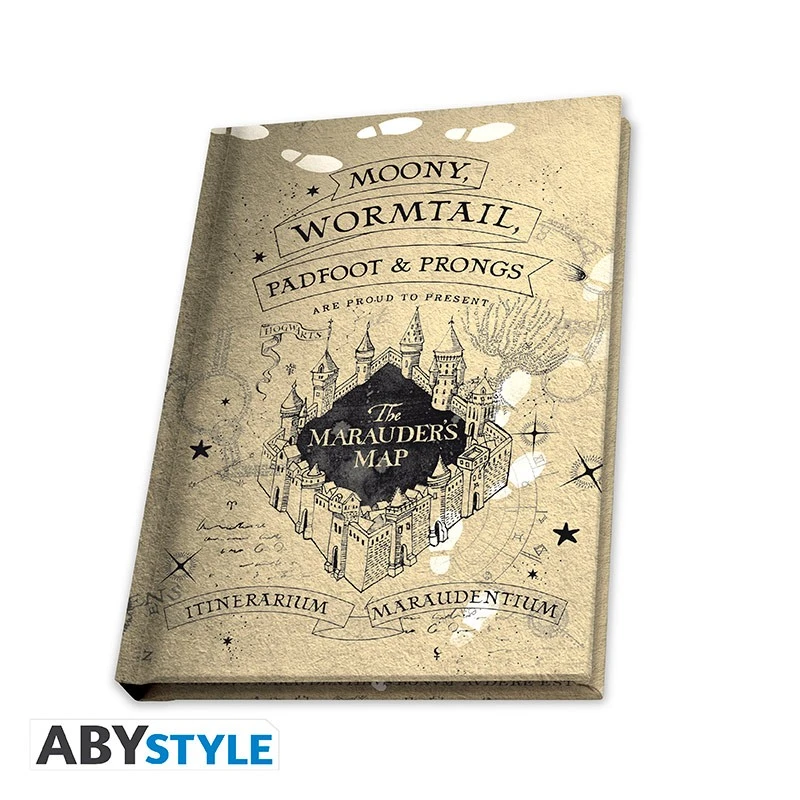 ABYstyle HARRY POTTER Coffret Cadeau Carte Du Maraudeur Verre XXL+ Pin's + Cahier 6 ABYstyle HARRY POTTER Coffret Cadeau Carte Du Maraudeur Verre XXL+ Pin's + Cahier â Image 6