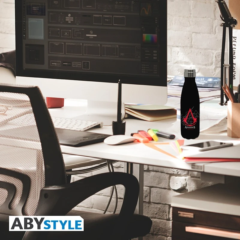 ABYstyle ASSASSIN'S CREED Bouteille D'eau Crest 7 ABYstyle ASSASSIN'S CREED Bouteille D'eau Crest – Image 7