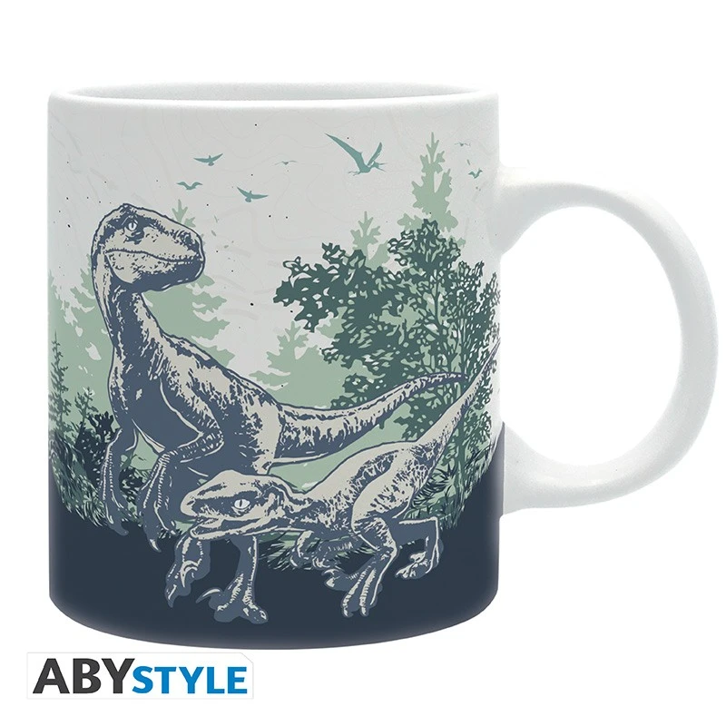 ABYstyle Jurassic World - Mug - 320 Ml - Raptor Country 2 ABYstyle Jurassic World - Mug - 320 Ml - Raptor Country – Image 2