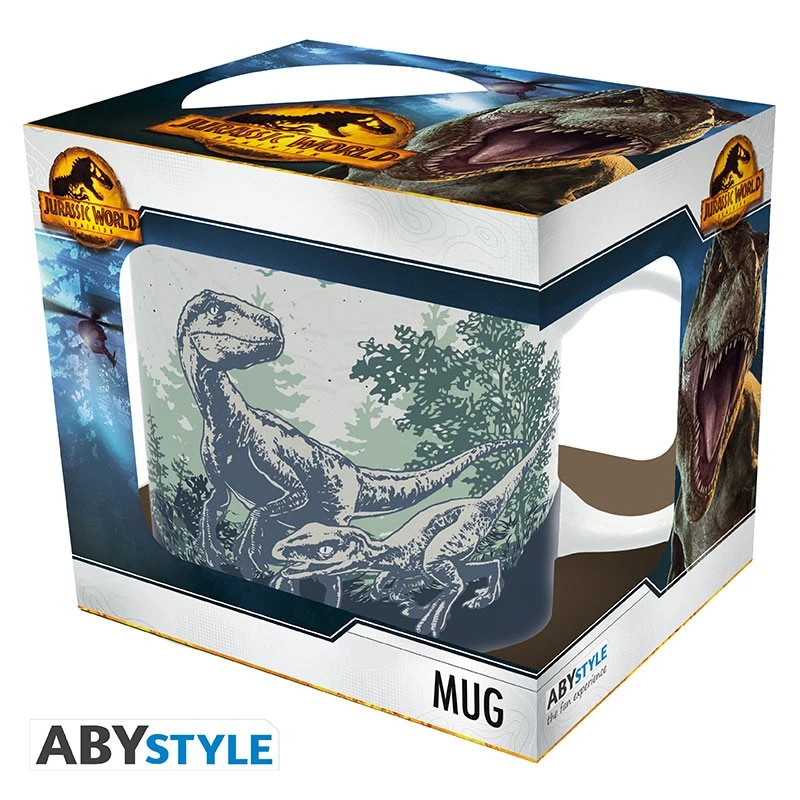 ABYstyle Jurassic World - Mug - 320 Ml - Raptor Country 4 ABYstyle Jurassic World - Mug - 320 Ml - Raptor Country – Image 4