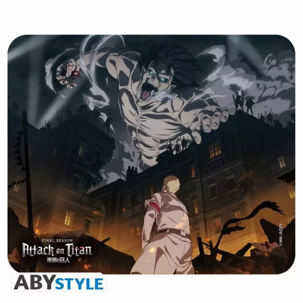 ABYstyle Attack On Titan - Tapis De Souris 23x19 - Season 4 Key Art 1 ABYstyle Attack On Titan - Tapis De Souris 23x19 - Season 4 Key Art