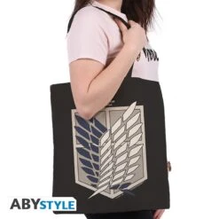 ABYstyle L'ATTAQUE DES TITANS Tote Bag Emblème Scout -ABYstyle Boutique 3665361084334 3