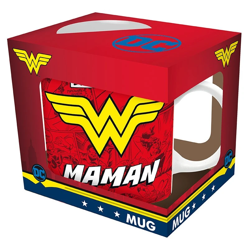 ABYstyle Wonder Woman - Mug 320Ml - L'Authentique "W" Maman 6 ABYstyle Wonder Woman - Mug 320Ml - L'Authentique "W" Maman – Image 6