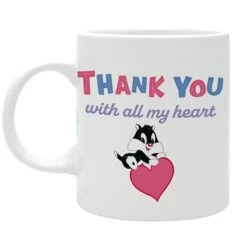 ABYstyle Looney Tunes Mug "THANK YOU With All My Heart" -ABYstyle Boutique 3665361088639 3