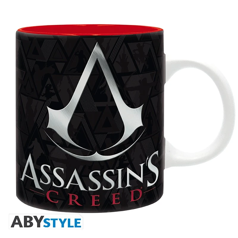 ABYstyle ASSASSIN'S CREED - Mug - 320 Ml - Crest Noir & Rouge - Subli 2 ABYstyle ASSASSIN'S CREED - Mug - 320 Ml - Crest Noir & Rouge - Subli – Image 2