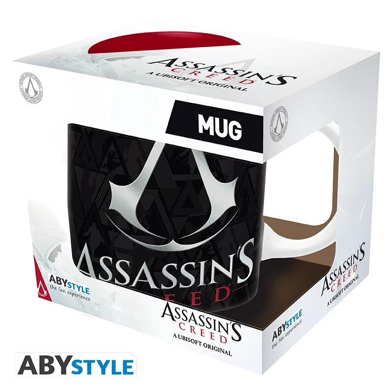 ABYstyle ASSASSIN'S CREED - Mug - 320 Ml - Crest Noir & Rouge - Subli 4 ABYstyle ASSASSIN'S CREED - Mug - 320 Ml - Crest Noir & Rouge - Subli – Image 4