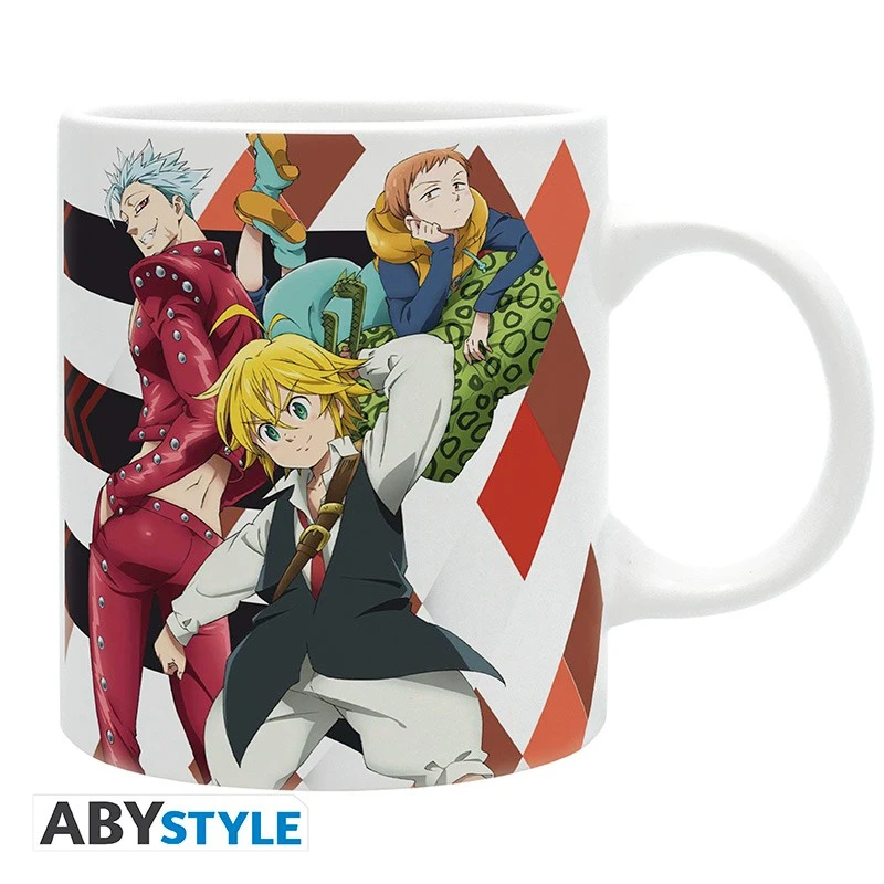 ABYstyle THE SEVEN DEADLY SINS Mug Meliodas, Ban, & King 2 ABYstyle THE SEVEN DEADLY SINS Mug Meliodas, Ban, & King – Image 2