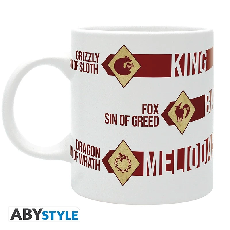 ABYstyle THE SEVEN DEADLY SINS Mug Meliodas, Ban, & King 1 ABYstyle THE SEVEN DEADLY SINS Mug Meliodas, Ban, & King