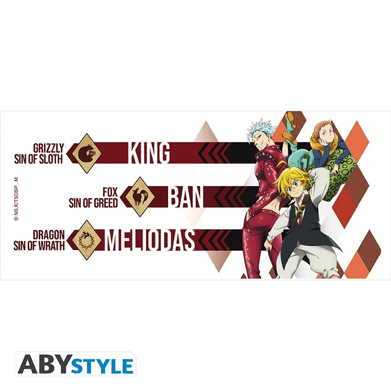 ABYstyle THE SEVEN DEADLY SINS Mug Meliodas, Ban, & King 3 ABYstyle THE SEVEN DEADLY SINS Mug Meliodas, Ban, & King – Image 3