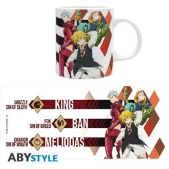 ABYstyle THE SEVEN DEADLY SINS Mug Meliodas, Ban, & King 9 ABYstyle THE SEVEN DEADLY SINS Mug Meliodas, Ban, & King -ABYstyle Boutique 3665361100508 5