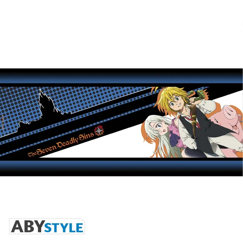 ABYstyle THE SEVEN DEADLY SINS Mug Meliodas, Elizabeth, & Hawk 3 ABYstyle THE SEVEN DEADLY SINS Mug Meliodas, Elizabeth, & Hawk – Image 3