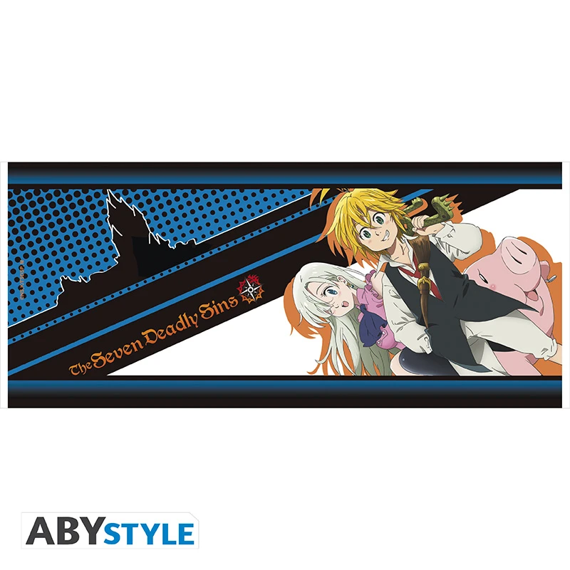 ABYstyle THE SEVEN DEADLY SINS Mug Meliodas, Elizabeth, & Hawk 5 ABYstyle THE SEVEN DEADLY SINS Mug Meliodas, Elizabeth, & Hawk – Image 5