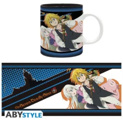 ABYstyle THE SEVEN DEADLY SINS Mug Meliodas, Elizabeth, & Hawk 13 ABYstyle THE SEVEN DEADLY SINS Mug Meliodas, Elizabeth, & Hawk -ABYstyle Boutique 3665361100515 7