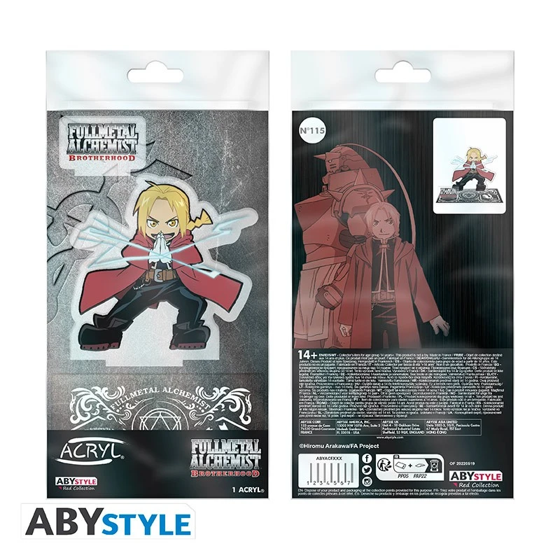 ABYstyle FULLMETAL ALCHEMIST Acryl® Edward Chibi 1 ABYstyle FULLMETAL ALCHEMIST Acryl® Edward Chibi